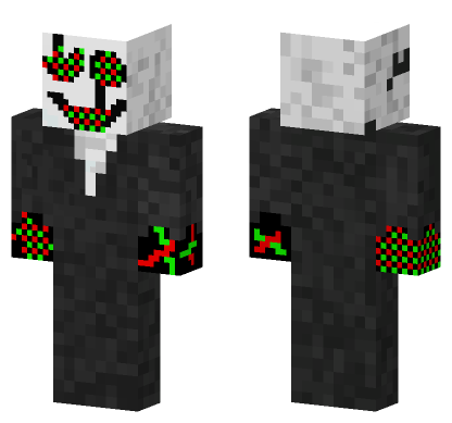Pibbytale Gaster Glitched Minecraft Bedrock skin