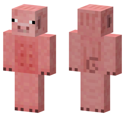 Pig Man Minecraft Bedrock skin