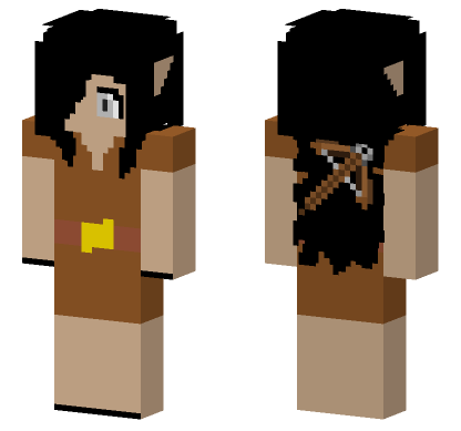 Piglin Chan With Crossbow Minecraft Bedrock skin