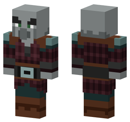 Pillager Minecraft Bedrock skin