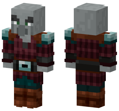 Pillager Skin Minecraft Bedrock skin