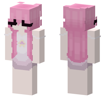 Pink Aesthetic Outfit Minecraft Bedrock skin