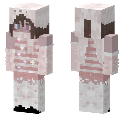 Pink Aesthetic Outfit Minecraft Bedrock skin