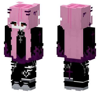 Pink And Purple 6958028 Minecraft Bedrock skin