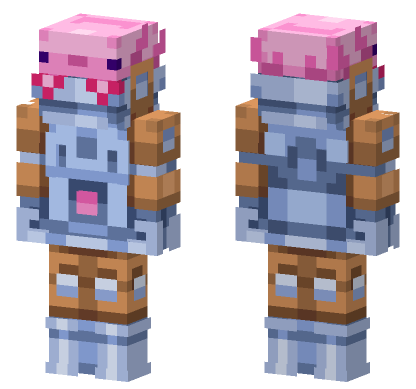 Pink Cat Outfit Minecraft Bedrock skin
