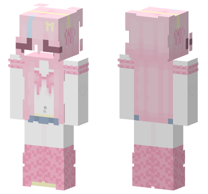 Pink Cloud Outfit Minecraft Bedrock skin
