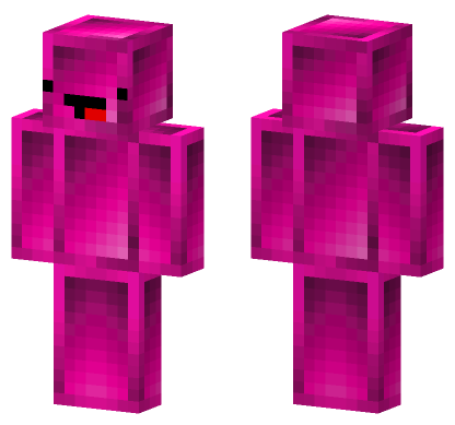 Pink Derp Minecraft Bedrock skin