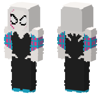 Pink Haired Girl Minecraft Bedrock skin