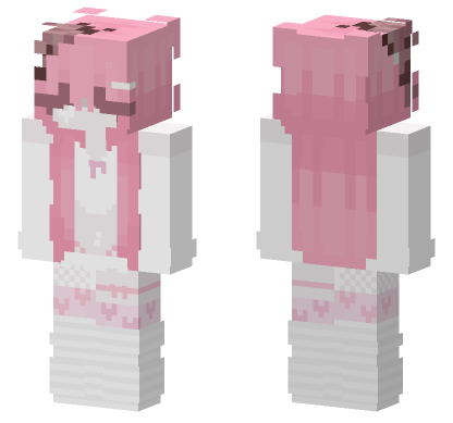 Pink Kawaii Outfit Minecraft Bedrock skin