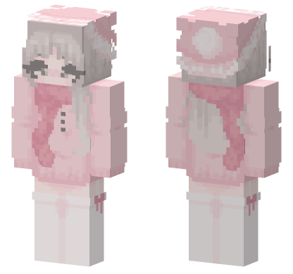 Pink Lolita Outfit Minecraft Bedrock skin