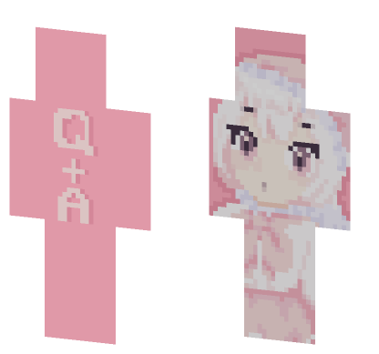 Pink Maid Outfit Minecraft Bedrock skin