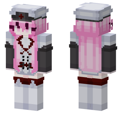 Pink Nurse Outfit Minecraft Bedrock skin