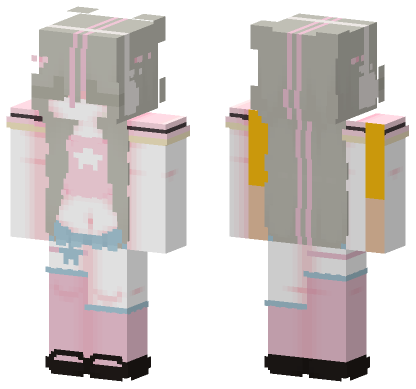 Pink Pastel Kawaii Outfit Minecraft Bedrock skin