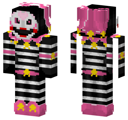 Pink Puppet Marionette Minecraft Bedrock skin