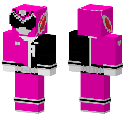 Pink Ranger Suit Minecraft Bedrock skin