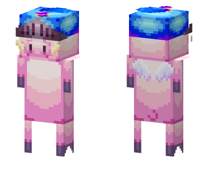 Pink Royal Evolution Minecraft Bedrock skin