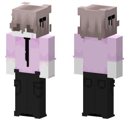 Pink Suit Guy Minecraft Bedrock skin