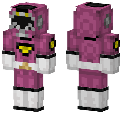 Pink Turbo Ranger Minecraft Bedrock skin