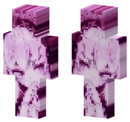 Pink Uwu Hoodie Minecraft Bedrock skin