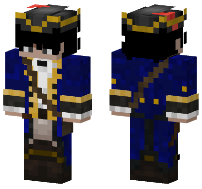 Pirate Captain Skin Minecraft Bedrock skin