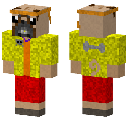Pirate Pug Minecraft Bedrock skin