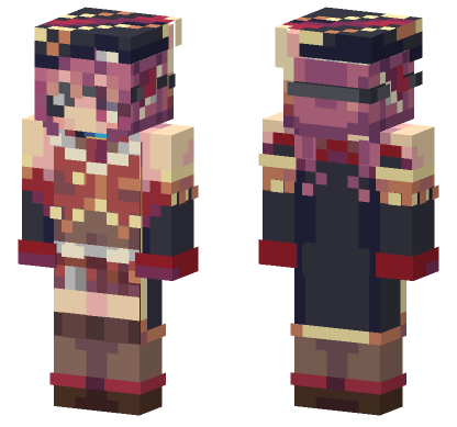 Pirate Rouse Minecraft Bedrock skin