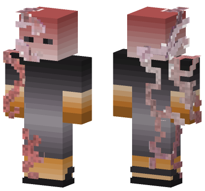 Pixel Infection Minecraft Bedrock skin