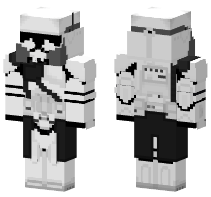 Plain Heavy Assault Clone Trooper Minecraft Bedrock skin