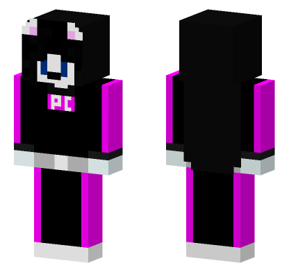Plasticat Catty Snow Minecraft Bedrock skin