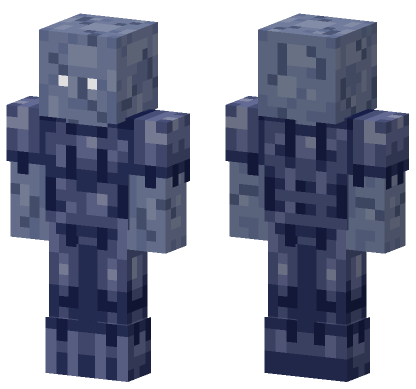 Plozoni Charon Bald Cracked Minecraft Bedrock skin