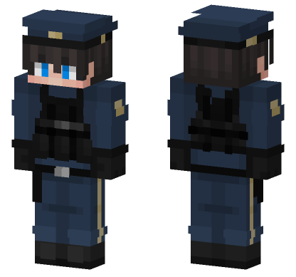 Police 10 Uniform Minecraft Bedrock skin