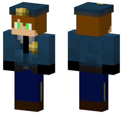 Police Officer Skin Minecraft Bedrock skin