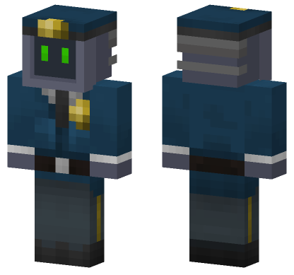 Police Officer Skin Minecraft Bedrock skin