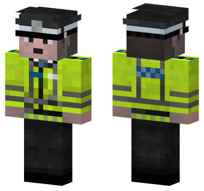 Police Officer Uniform Minecraft Bedrock skin
