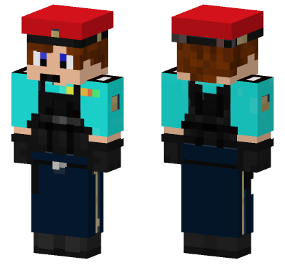 Police Officer Uniform Minecraft Bedrock skin