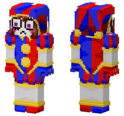 Pomni 6658178 Minecraft Bedrock skin