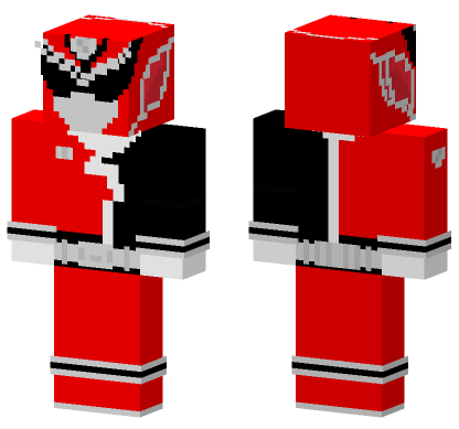 Power Rangers SPD Red Ranger Minecraft Bedrock skin