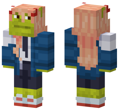 Power Shrek Minecraft Bedrock skin