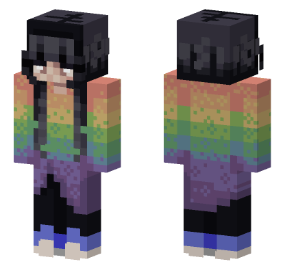 Pride Rainbow Skin Minecraft Bedrock skin
