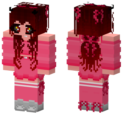 Primordial Pink Lady Minecraft Bedrock skin
