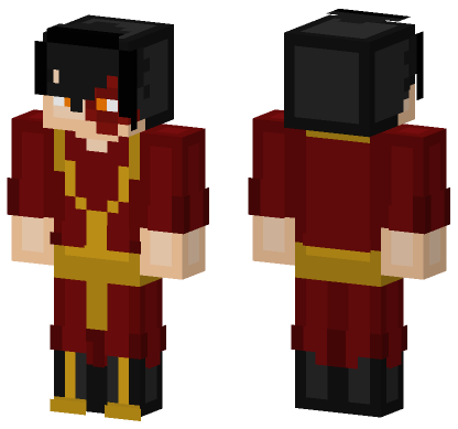 Prince Zuko Minecraft Bedrock skin