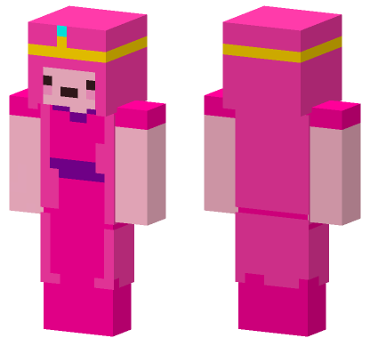 Princesa Chicle Minecraft Bedrock skin