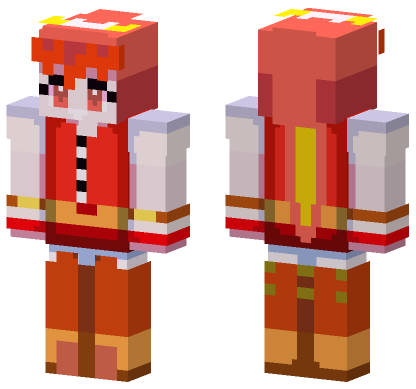 Princess Blaze Power Start Minecraft Bedrock skin