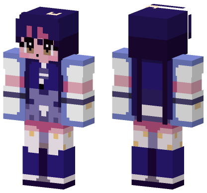 Princess Dusk Loveblastgirls Series Minecraft Bedrock skin