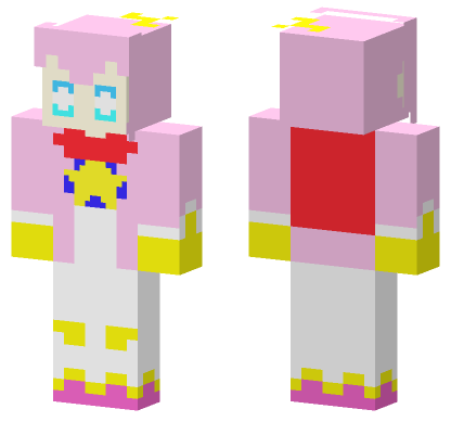 Princess Peach Skin Minecraft Bedrock skin