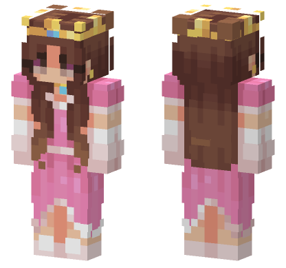 Princess Peach Skin Minecraft Bedrock skin
