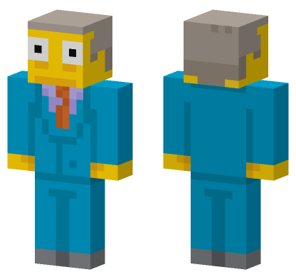 Principal Seymour Skinner Minecraft Bedrock skin