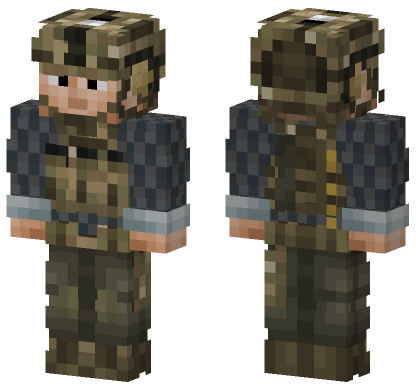 Private Military Operator Minecraft Bedrock skin