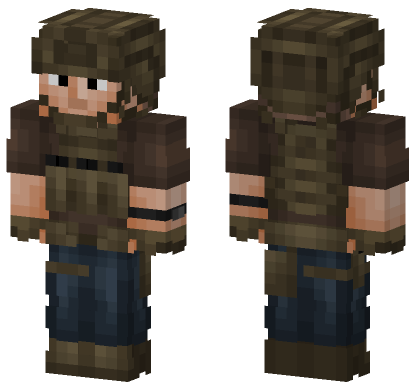 Private Military Operator V4 Minecraft Bedrock skin