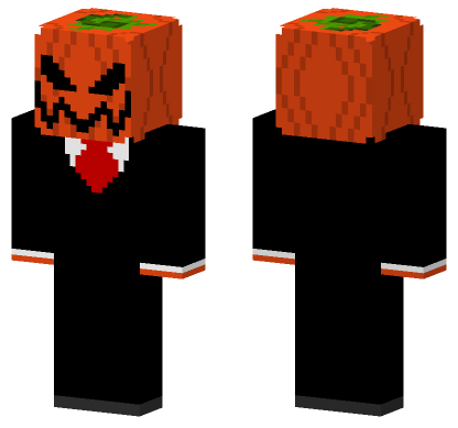 Pumpkin Head Skin Minecraft Bedrock skin
